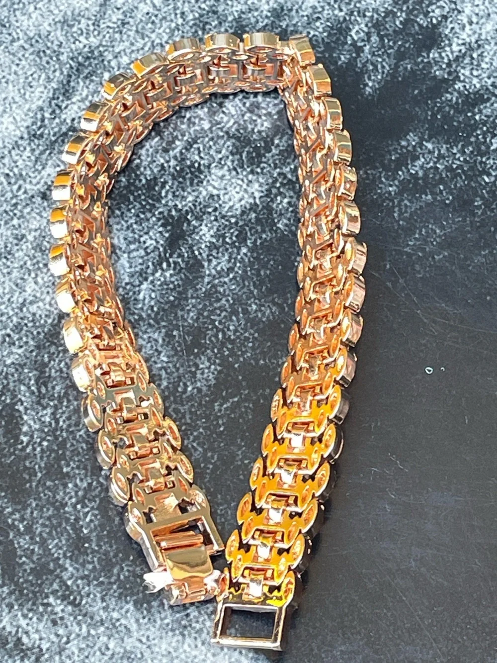 Gold-Tone Multi-Row Men's Bracelet - Classic Polished Finish
